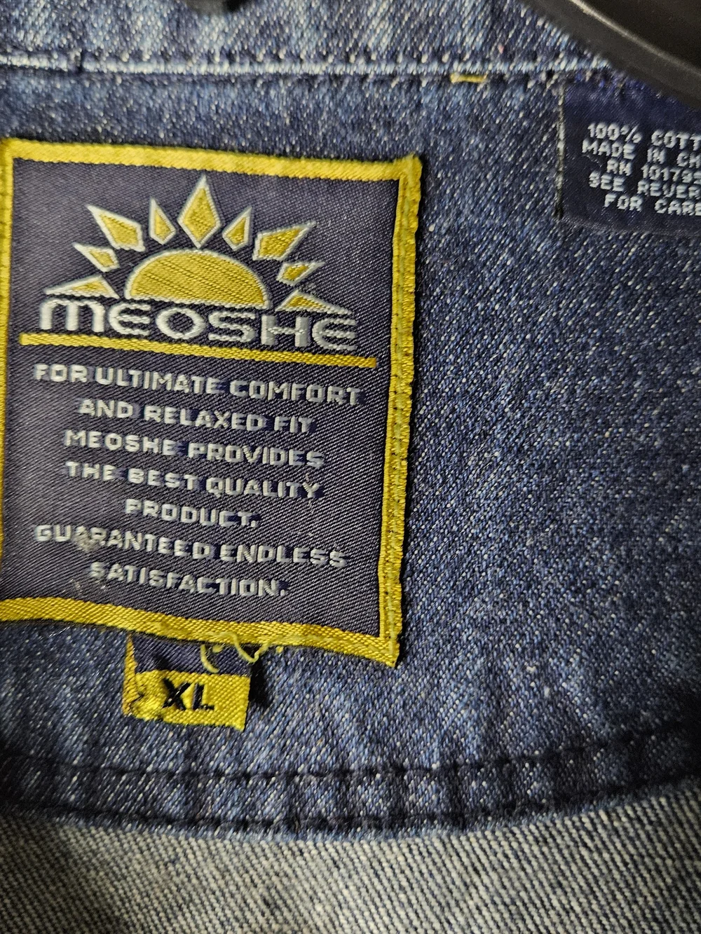 Men's Dark Blue Denim Jacket - Moeshe